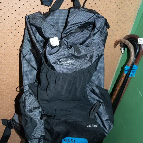 as new Nature Hike 60L tramping pack