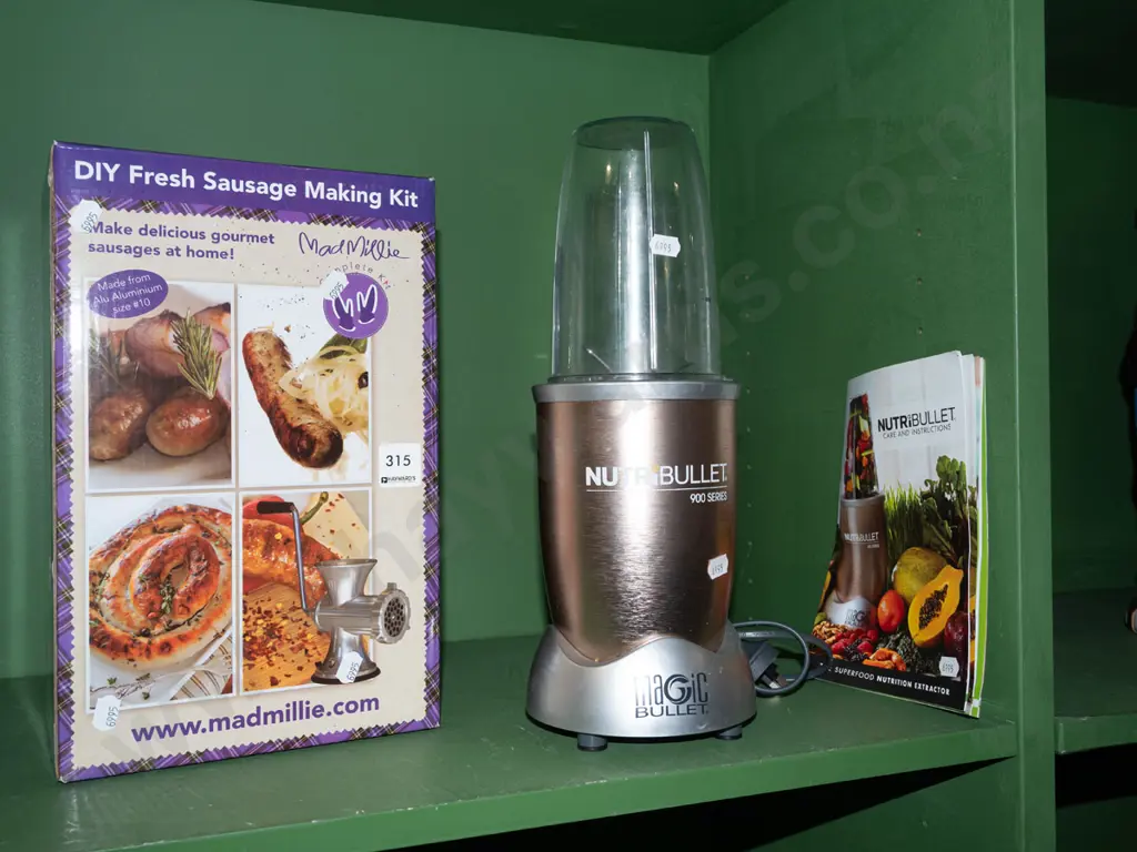 diy Fresh Sausage making kit, Nutri Bullet 900 Image 1++
