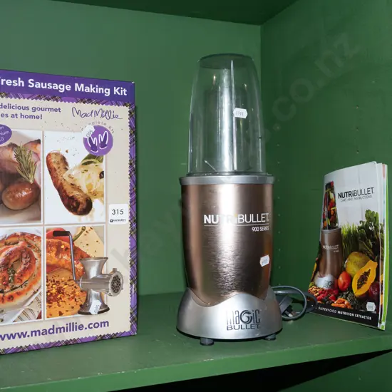 diy Fresh Sausage making kit, Nutri Bullet 900