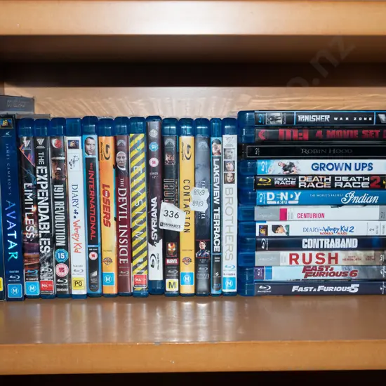 blue ray DVDs