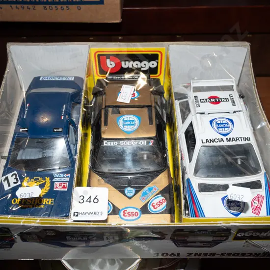 3x diecast model vehicles