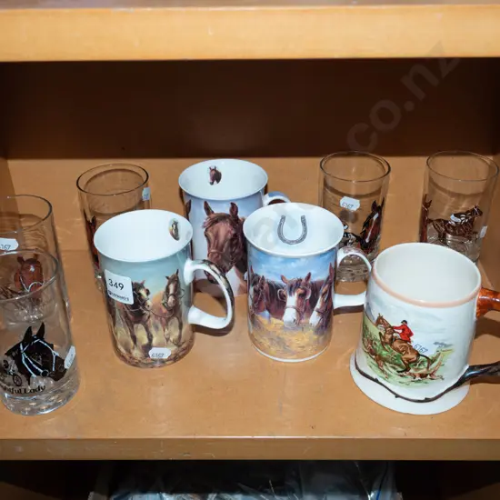 horse themed coffee cups and tumblers