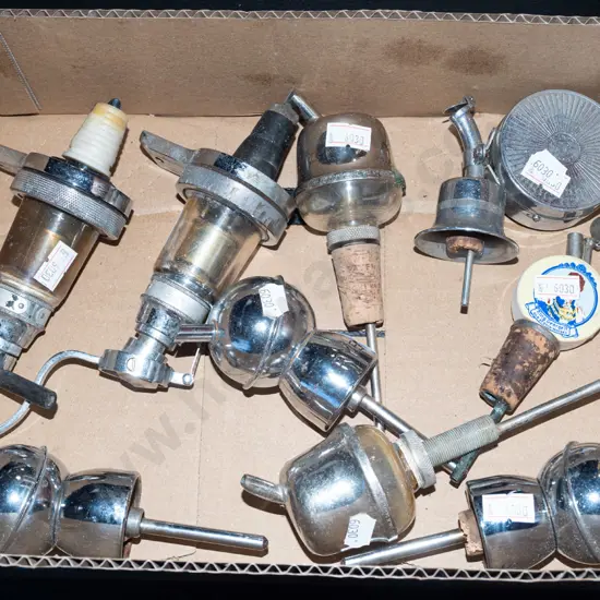 box of spirit optics, nip pourers