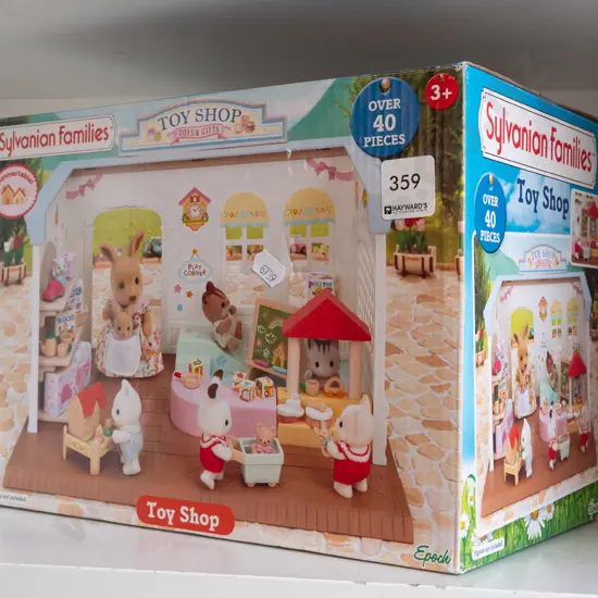 boxed Sylvanian Families toy shop