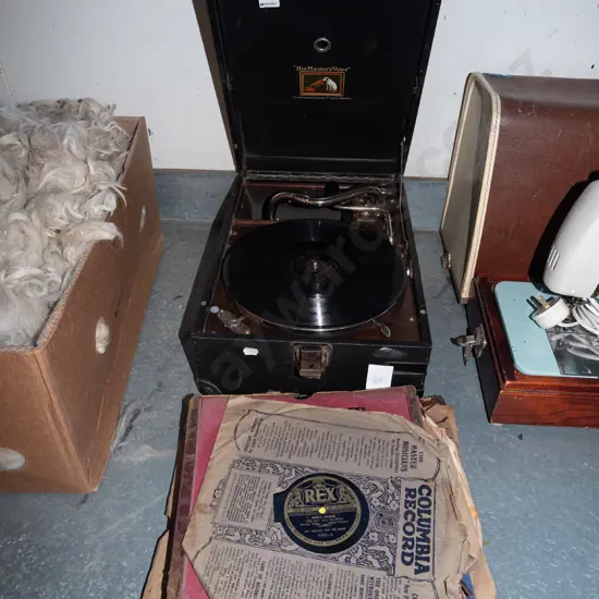 gramophone and 78s