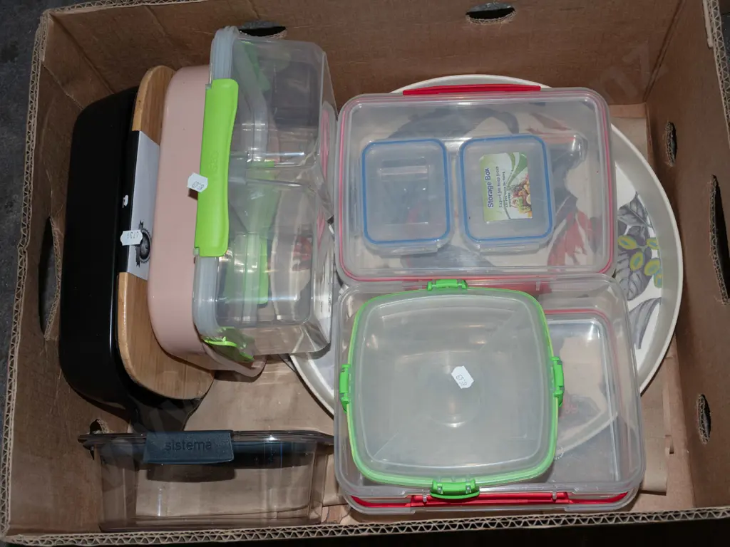 box; serving tray, food containers Image 1++