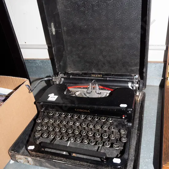 vintage Corona typewriter