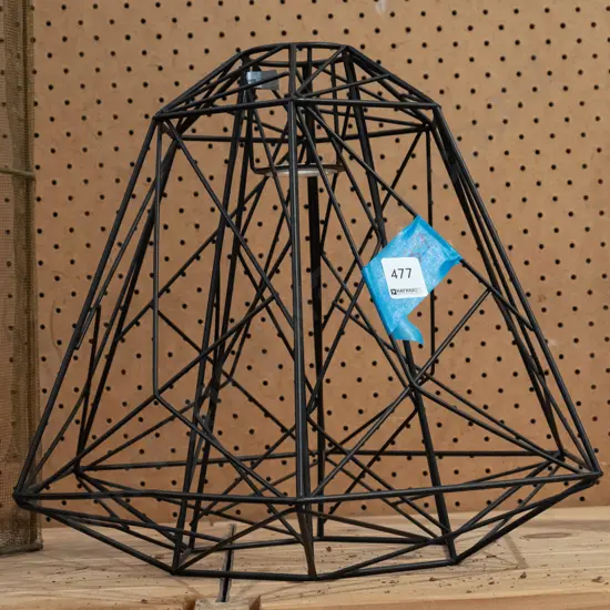 metal geometric light shade