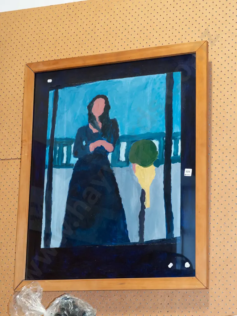 framed Justin Morshuis acrylic - portrait Image 1++