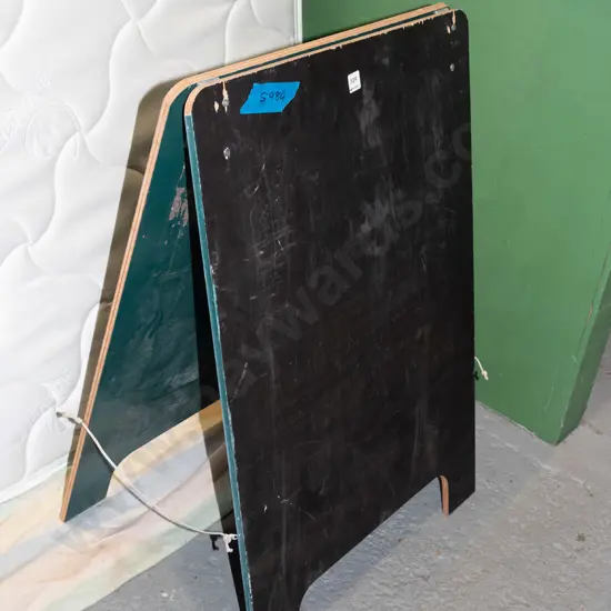blackboard A frame pavement sign