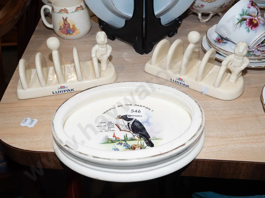 2x Lurpak branded toast racks, Grimwades babies bowl Image 1++