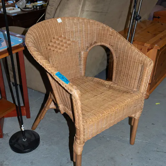 cane armchair