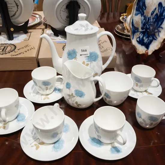 Wedgwood ice rose coffee set