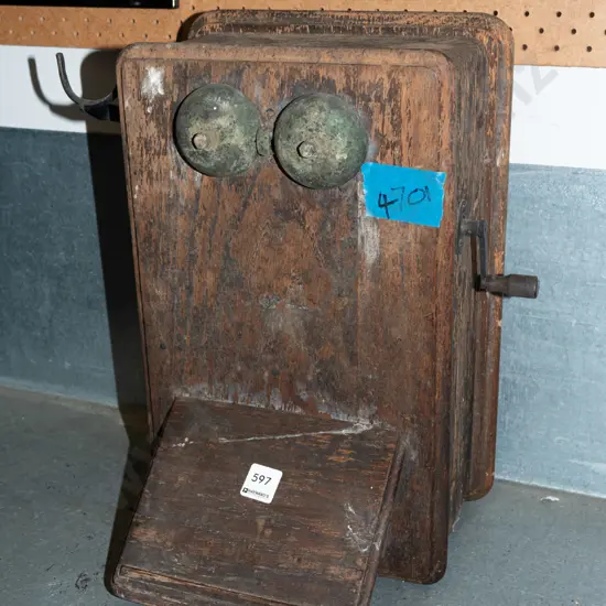 restorer's vintage wall mounted phone