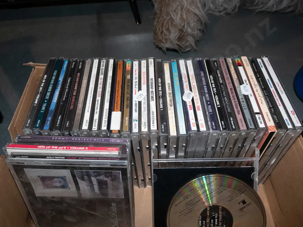 box of CDs Image 1++