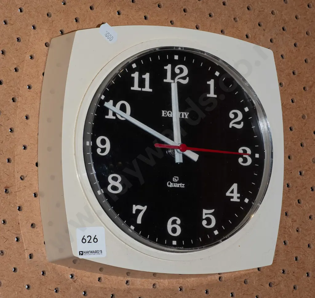 Equity plastic wall clock Image 1++