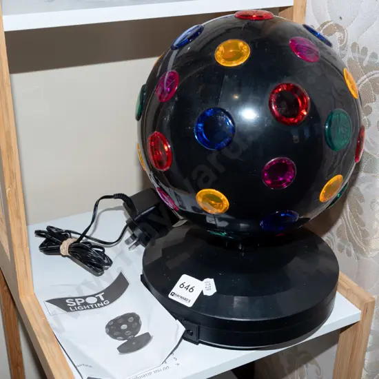 rotating disco ball