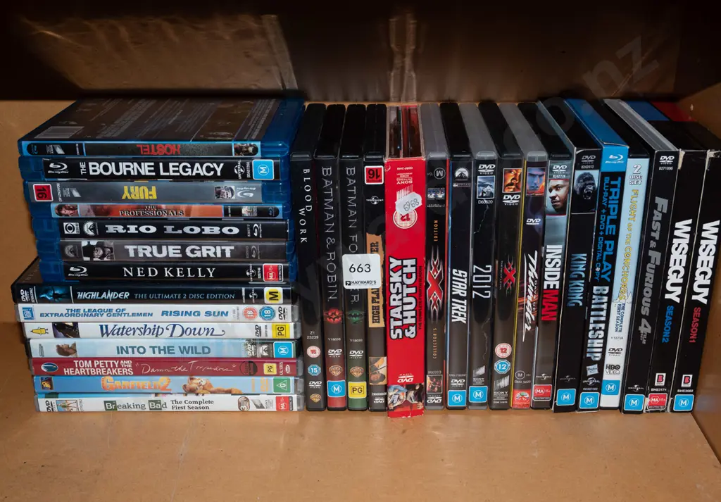 blue ray DVDs and DVDs Image 1++