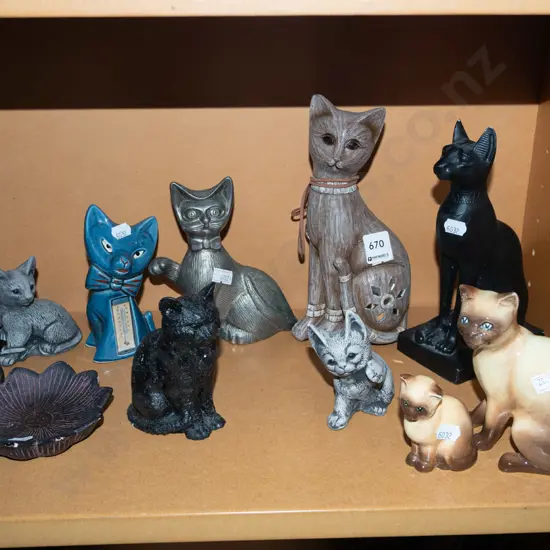 cat figurines Tallest H230
