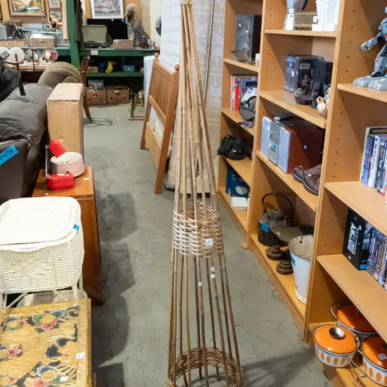 bamboo garden climbing frame