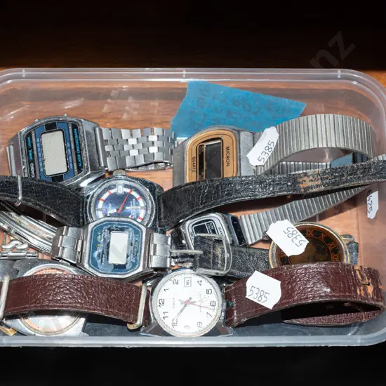 small tray of various watches - as is