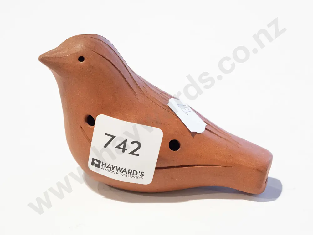 small terracotta bird whistle Image 1++