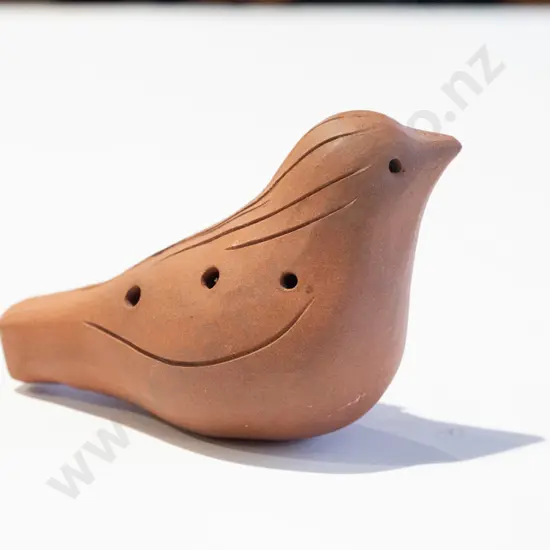 small terracotta bird whistle