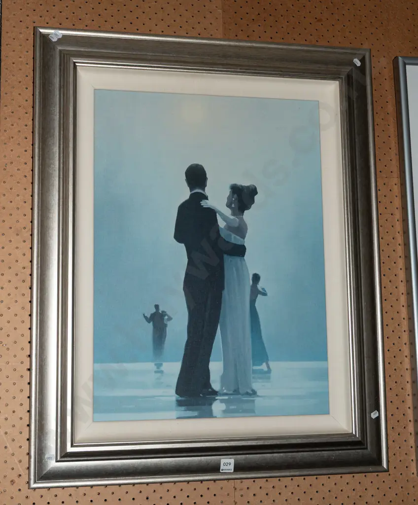framed Jack Vettriano print - fading Image 1++