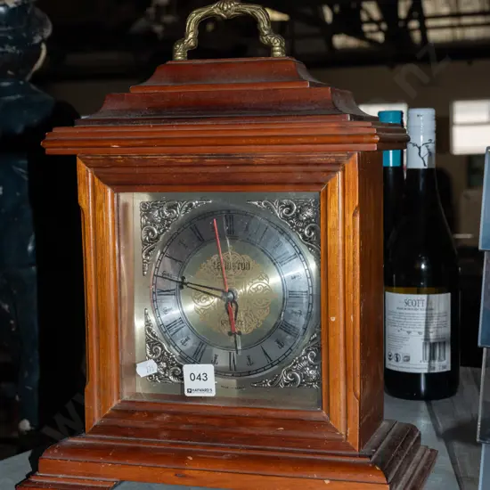 Lexington reproduction wood cased mantle clock