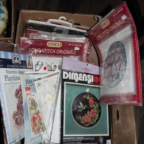 box; crafer's needlework kits