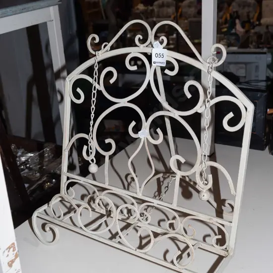 wrought metal cookbook stand