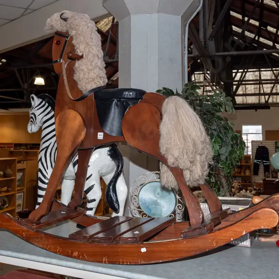 large child's rocking horse H950 W1080