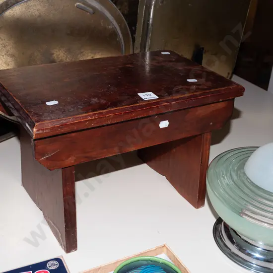 small wooden stool H250