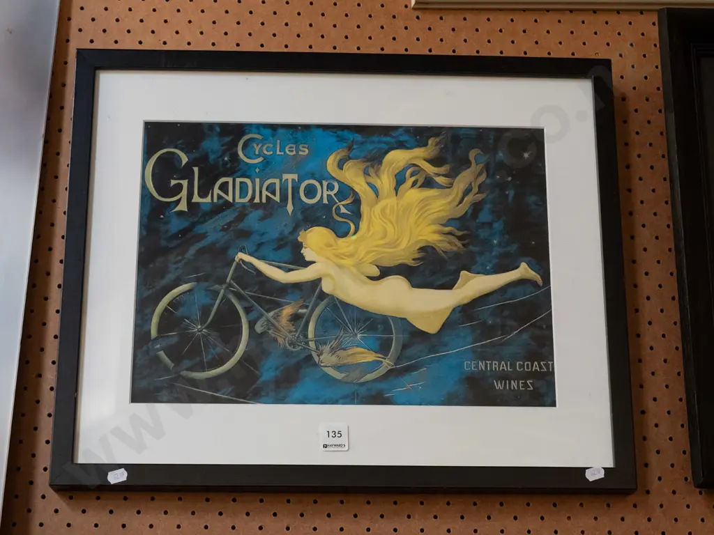 reproduction Gladiator Cycle print Image 1++