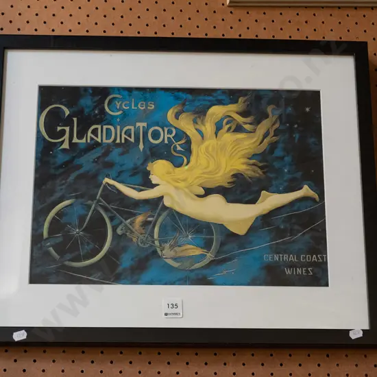 reproduction Gladiator Cycle print