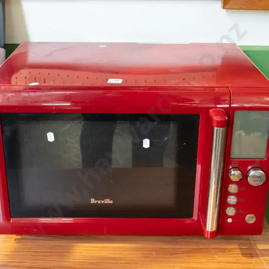 Breville red microwave