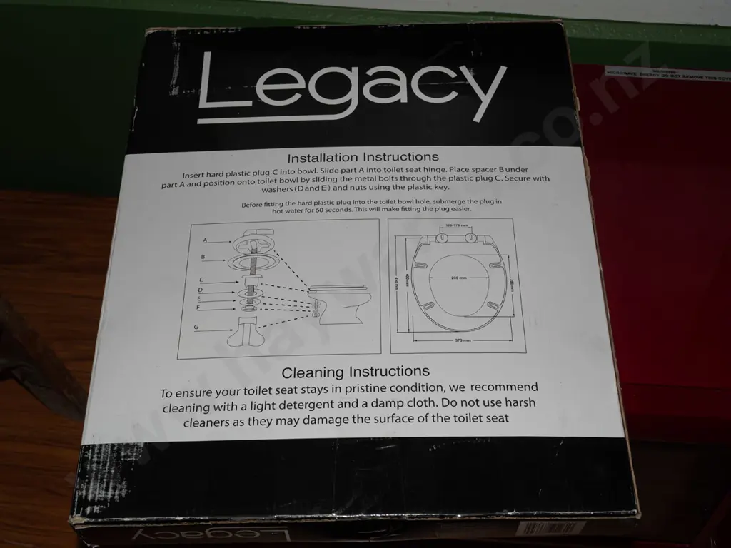Legacy as new toilet seat Image 1++