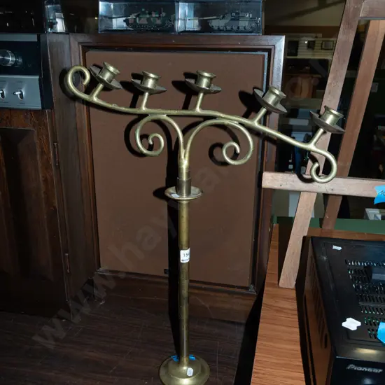 brass candleabra - seems to be bent H610