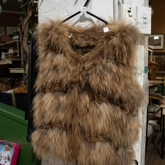 small ladies fur vest