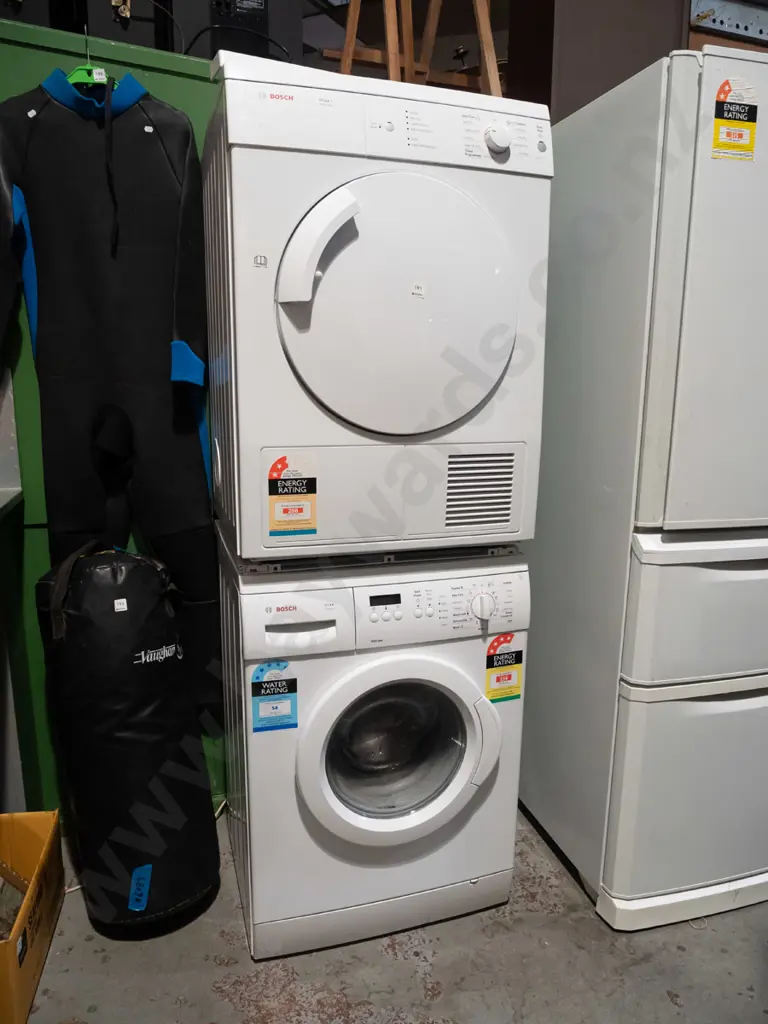 Bosch Max Classic front load washing machine, Bosch Max 7 Sensitive tumble dryer Image 1++