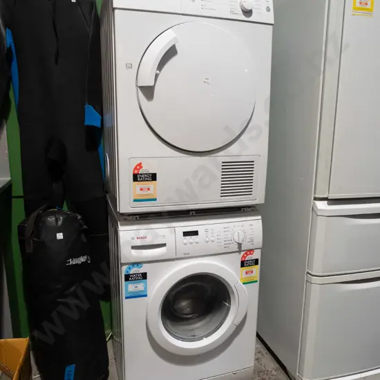 Bosch Max Classic front load washing machine, Bosch Max 7 Sensitive tumble dryer