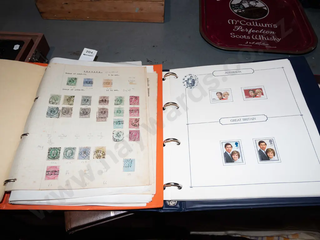 3x stamp albums Image 1++