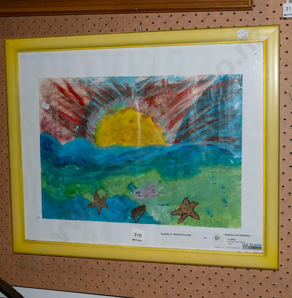 framed 7 year old artwork  Image 1++