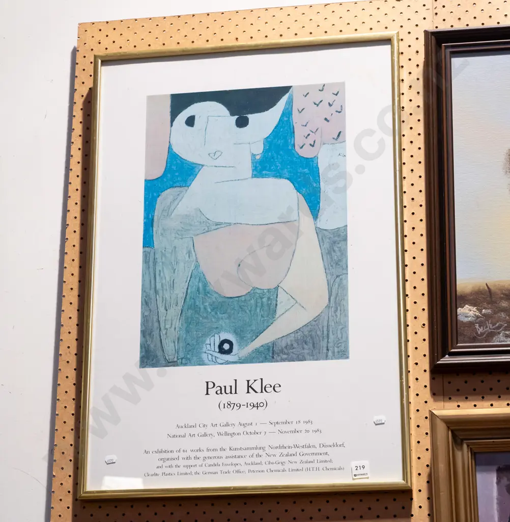 framed Paul Klee promotional poster print  Image 1++