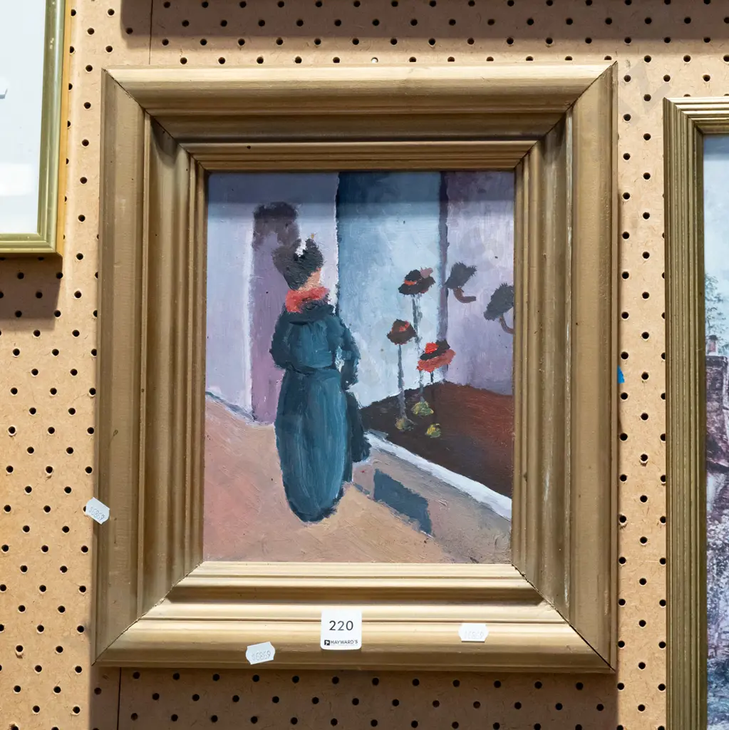 framed Justin Morshuis oil on board Image 1++