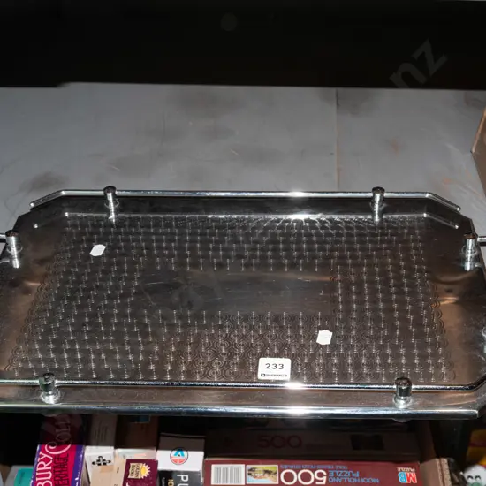 chrome gallery tray