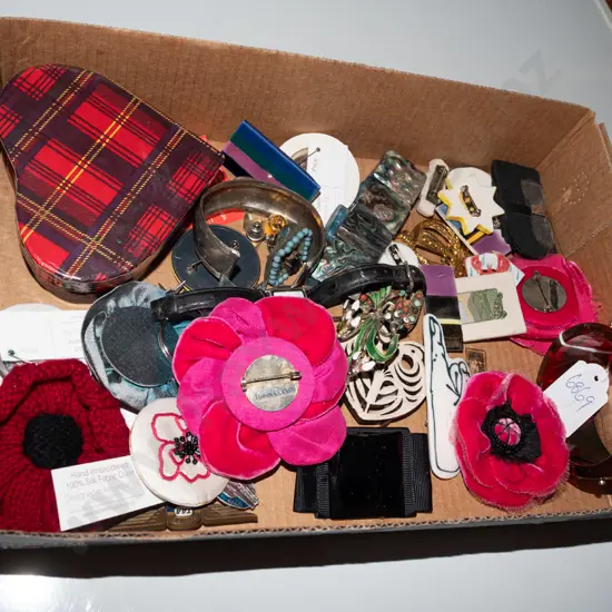 box of costume jewellery