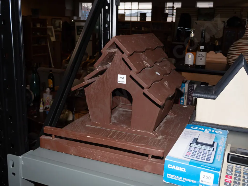 wooden bird house H300 W540 D350 Image 1++