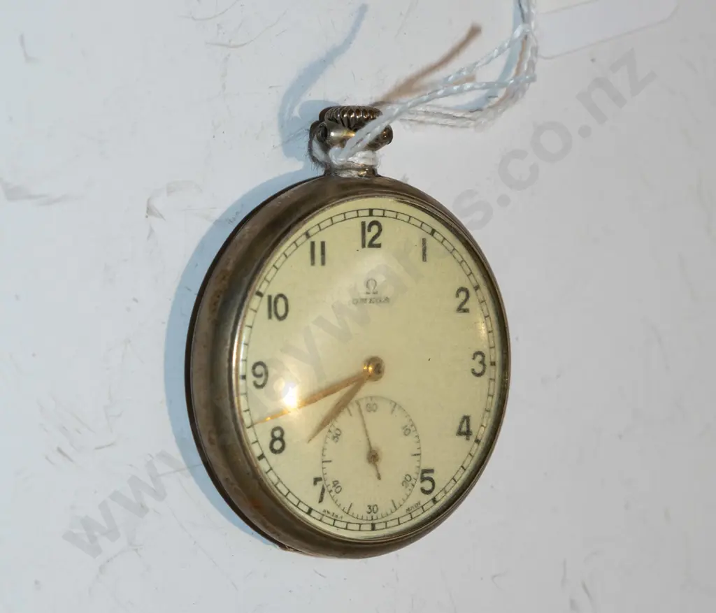 Omega pocket watch with nickle case (not going) Image 1++