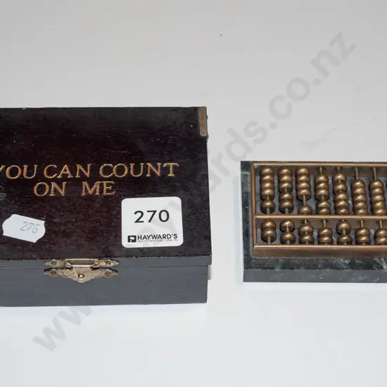 small abacus & box